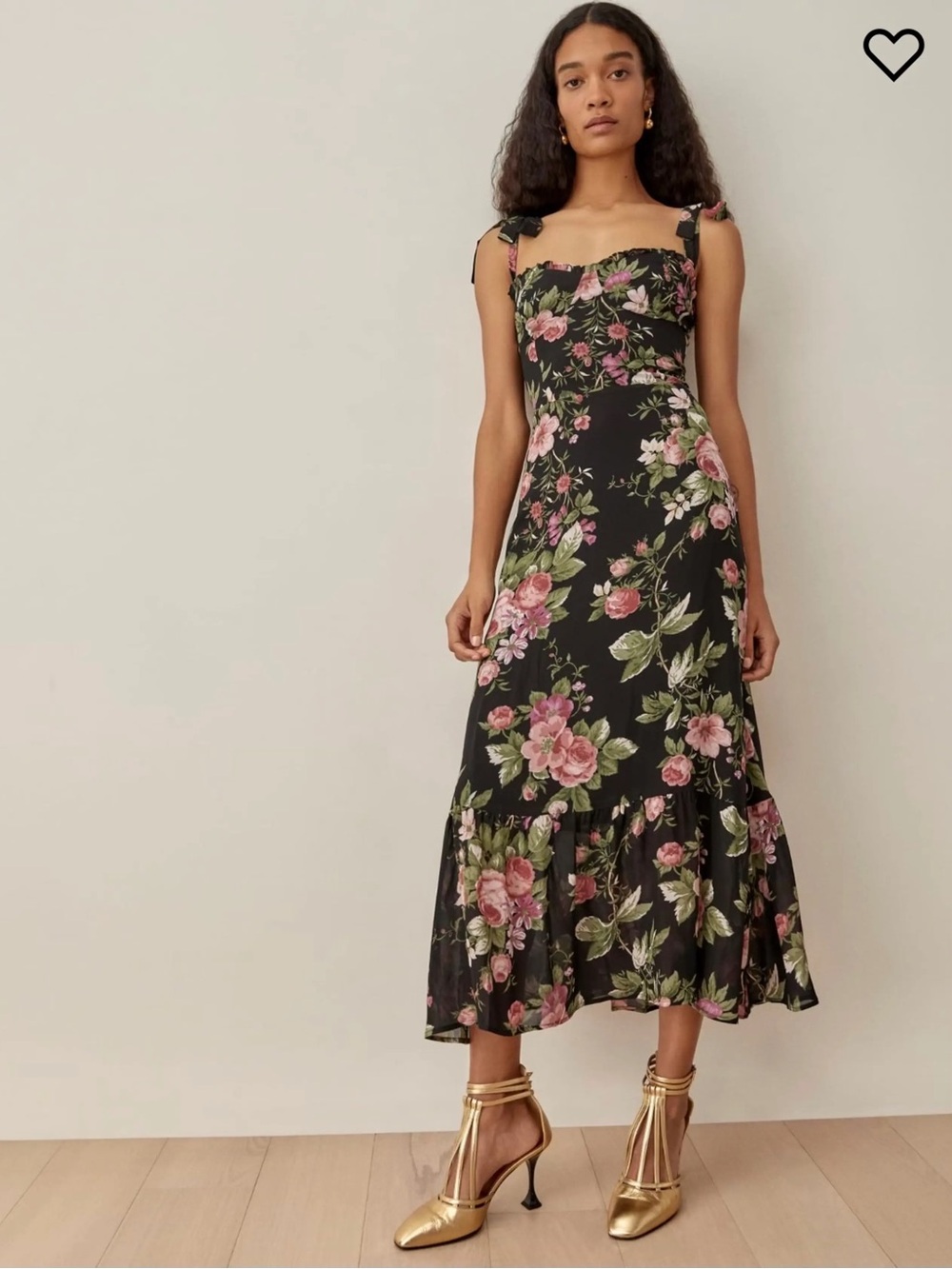 Reformation Nikita Floral Cottage Garden midi Dress size 6